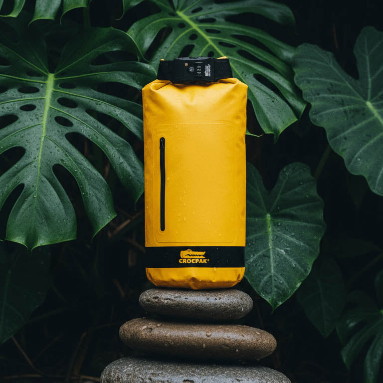 Lockable Anti-Theft Waterproof Dry Bag - Tactical Yellow Edition