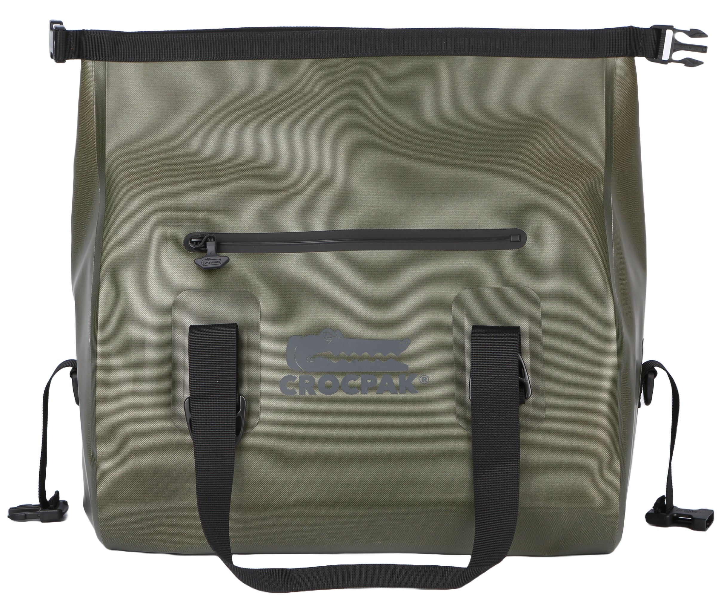 Voyage Roll Top Duffle - Camo Green - crocpak.com