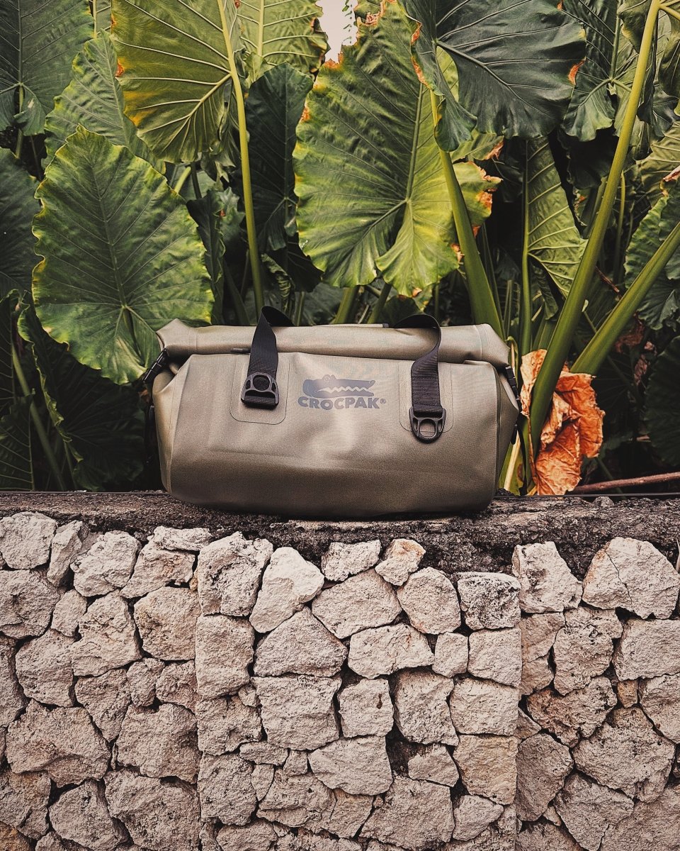 Voyage Roll Top Duffle - Camo Green - crocpak.com