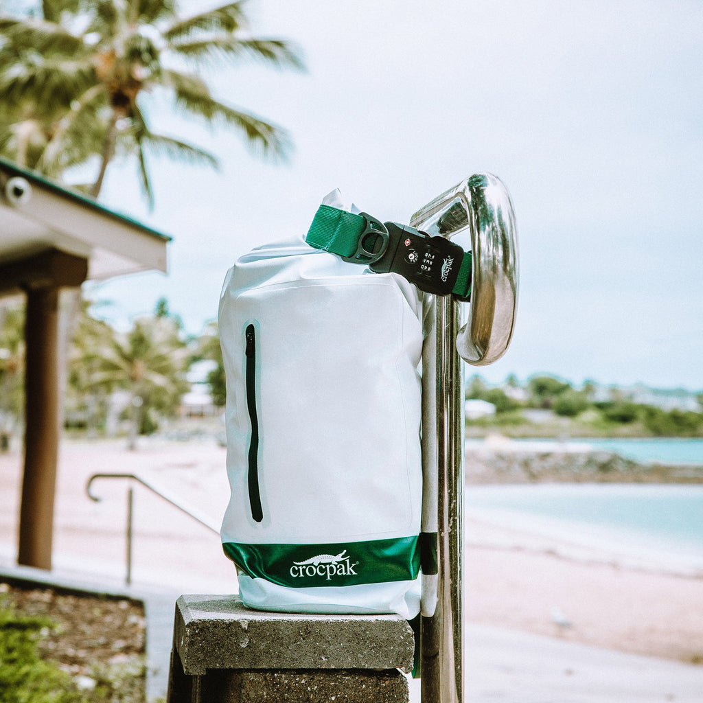 Lockable Anti-Theft Bag | Crocpak® White - crocpak.com