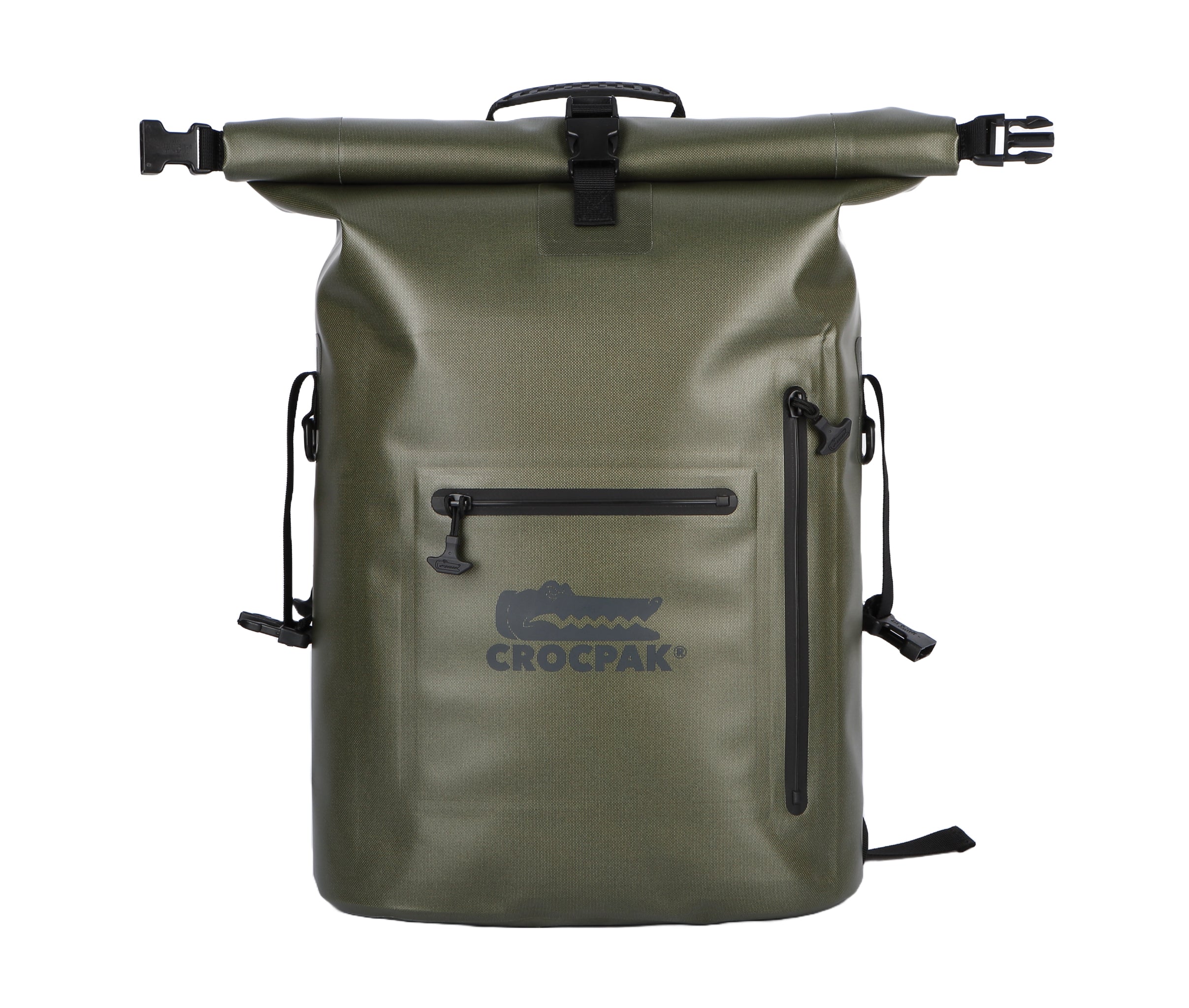 Odyssey Roll Top Rucksack - Camo Green - crocpak.com