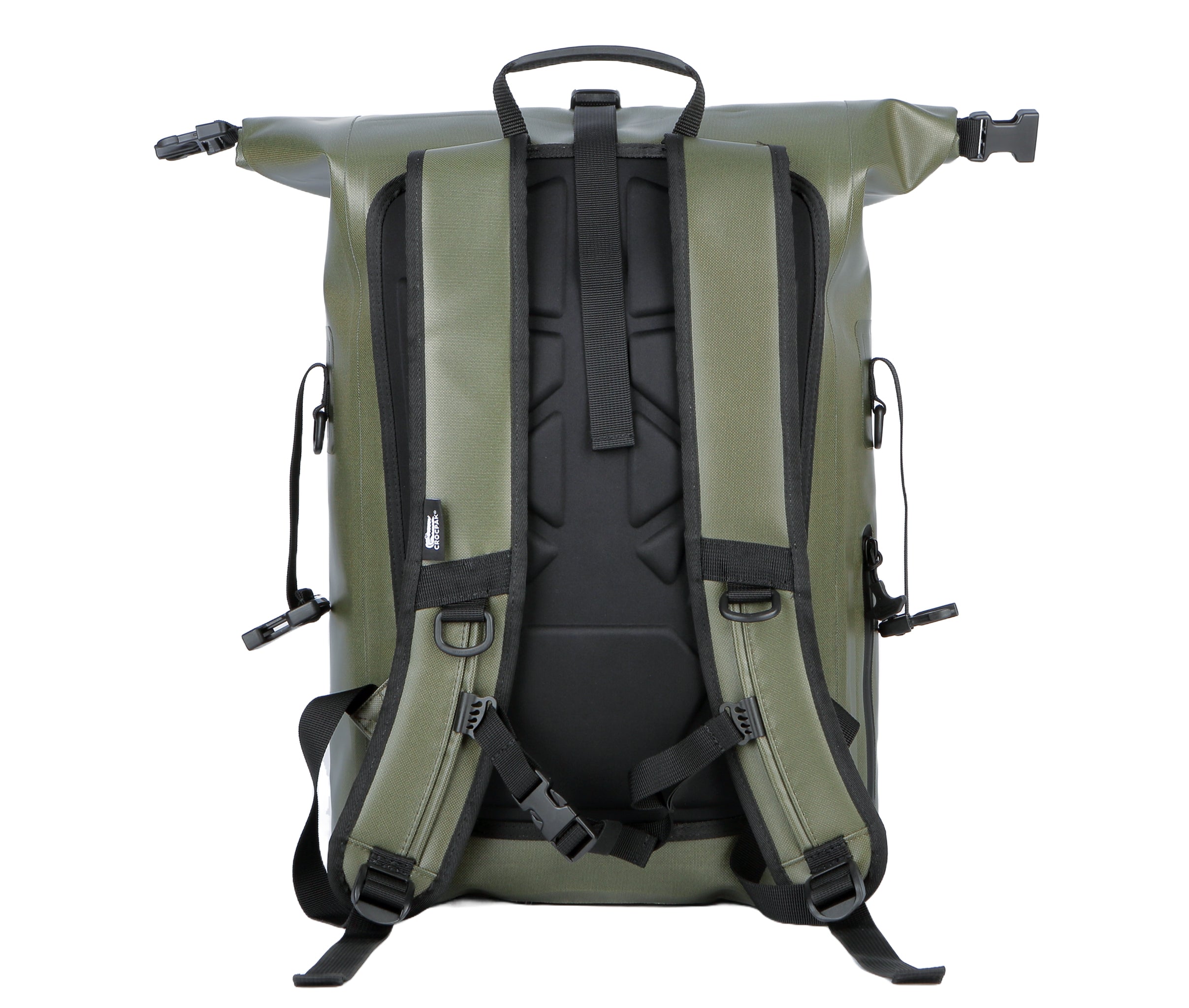 Odyssey Roll Top Rucksack - Camo Green - crocpak.com