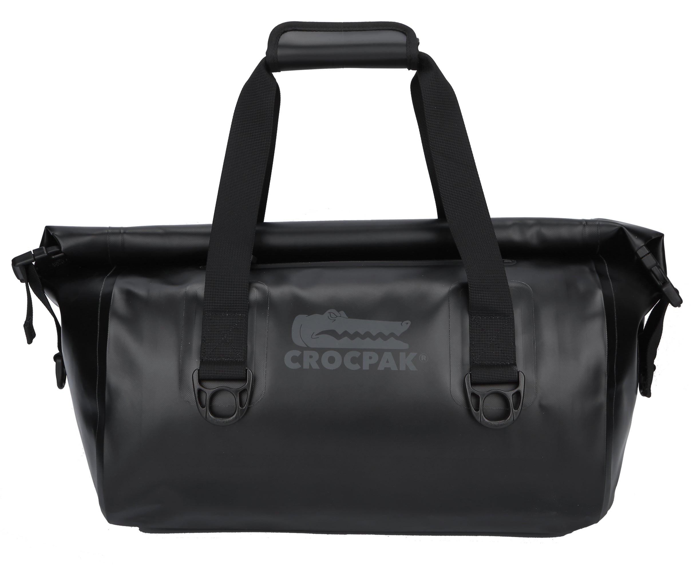 Voyage Roll Top Duffle - Noir Black - crocpak.com