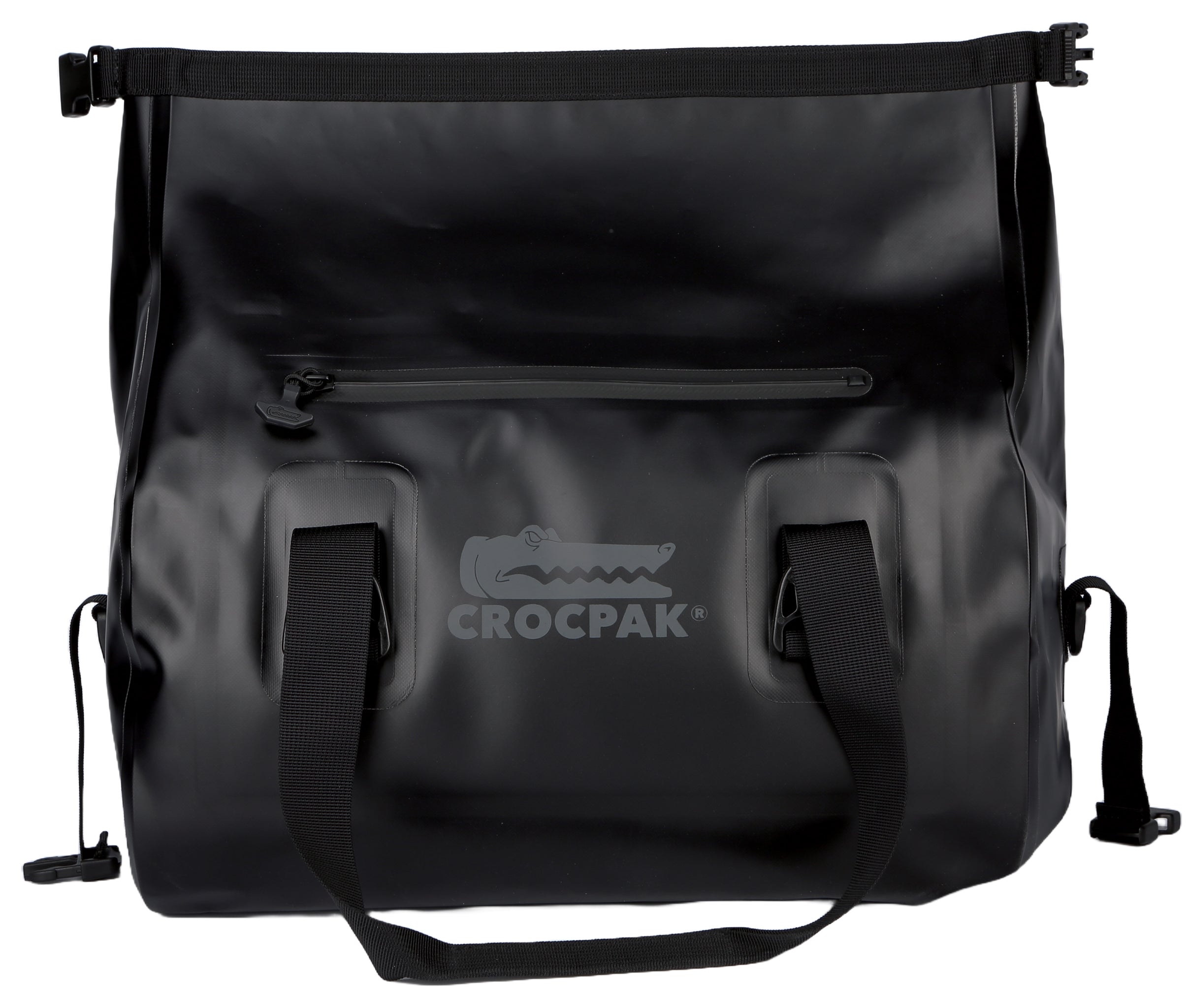 Voyage Roll Top Duffle - Noir Black - crocpak.com